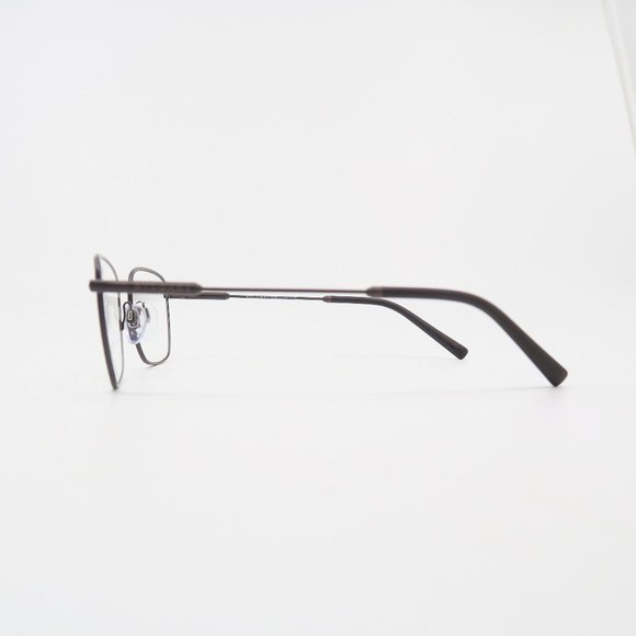 Bvlgari 1105 2011 53mm Dark Brown Metal Rectangular New Men's Eyeglasses - Picture 2 of 6